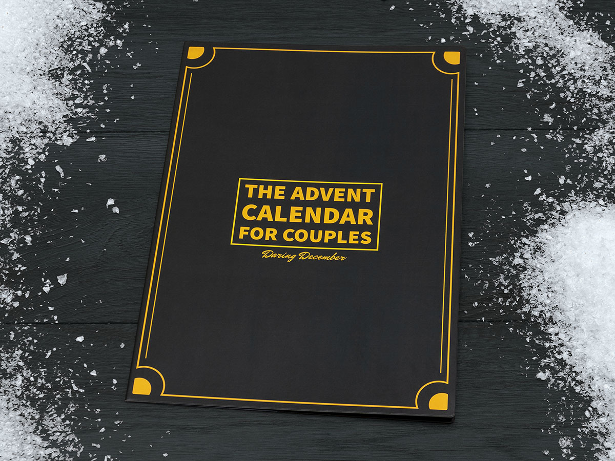 The Advent Calendar for Couples - Daring December - Front