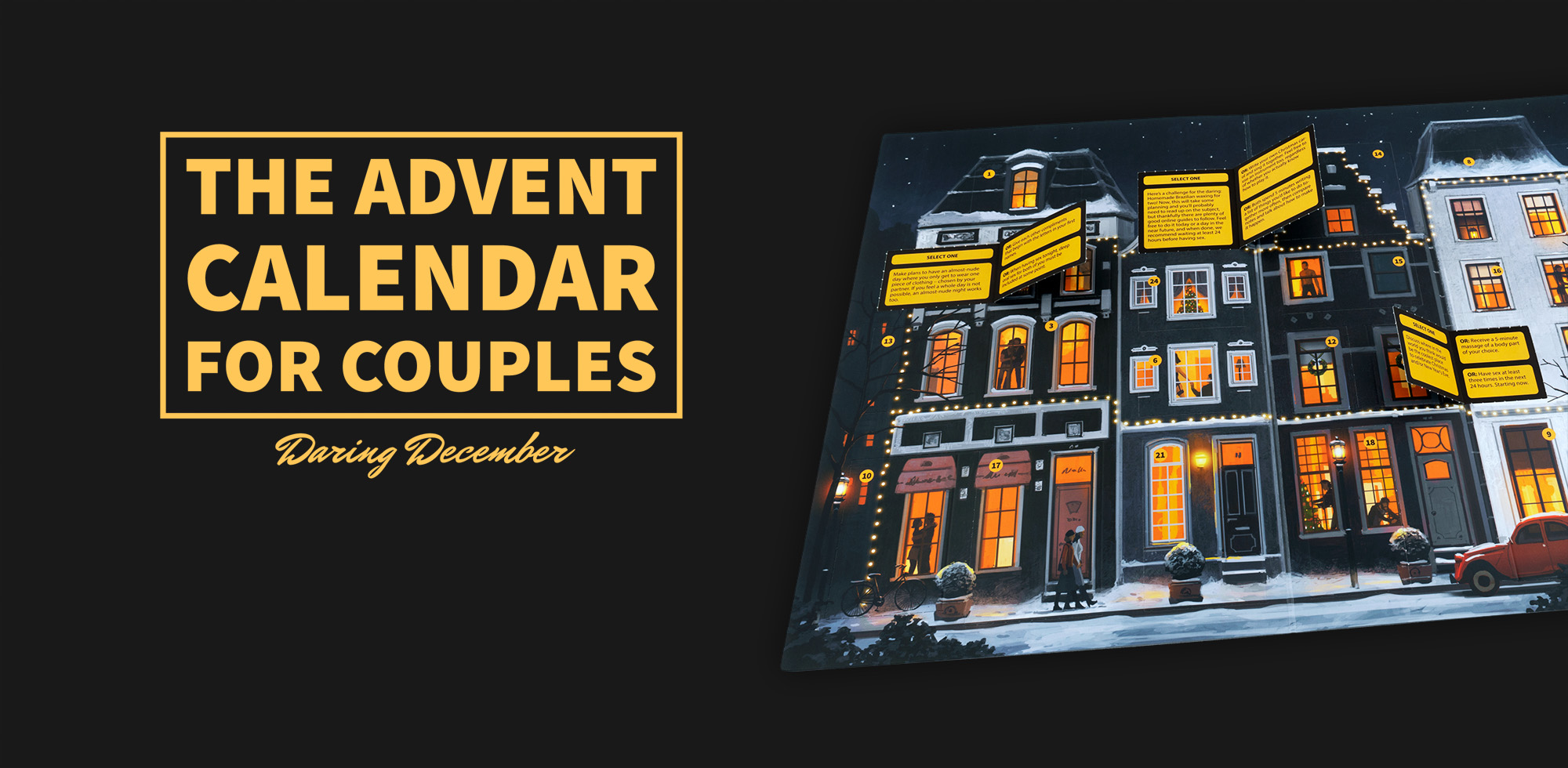 The Advent Calendar for Couples - Daring December